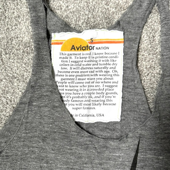 Aviator Nation Bolt Tank x2 - Picture 6 of 10